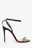 Christian Louboutin Black Leather 'Spike So Me' Heels Size 40.5