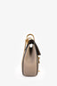 Chloe Grey Leather Medium Drew Crossbody Bag