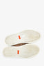 Hermès Beige Rose Leather 'Game' Slip-On Sneakers Size 35