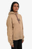 Burberry Brown Cotton Logo Hoodie Size S