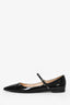Prada Black Patent Pointed Toe Ballet Flats Size 41