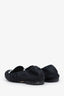 Pre-loved Chanel™ Black Pearl Interlocking CC Logo Loafers Size 38