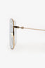Pre-loved Chanel™ Metal Raffia Round Frame Sunglasses