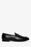 Gucci Black Leather Jordaan Loafers Size 38