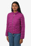 Moncler Purple Cashmere 'Actea Giubbotto' Light Jacket Size 0