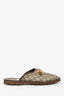 Gucci GG Supreme Horsebit Slip-On Mules Size 9 Men's