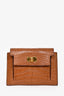 Hermès 2021 Brown Alligator Kelly Pocket Compact Wallet