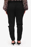 Vionnet Black Silk Trousers Size 46