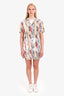 Missoni Limited Multicolour Metallic Graphic Midi Dress Size M