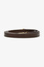 Louis Vuitton Brown Leather Bag Strap