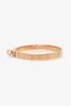 Hermès 18K Rose Gold Diamond Kelly Bracelet PM