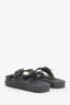 Balenciaga Grey Transparent Rubber 'Mallorca' Slides Size 39