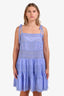 Zimmermann Lilac Cotton Lace Sleeveless Mini Dress Size 2