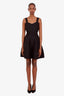 Maje Black Gyps Metallic Detail Dress Size 3