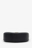 Gucci Black Leather Web Detail Ophidia Mini Round Crossbody Bag