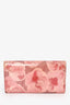 Louis Vuitton 2013 Pink Vernis Ikat Rose Velour Sarah Wallet