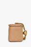 Pre-Loved Chanel™ Beige Leather Coco Crush Vanity with Chain