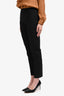 Valentino Black Wool Cigarette Trousers Size 10