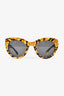 Versace Black/Yellow Medusa Cat Eye Sunglasses