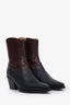 Christian Dior Shaded Ombre Calfskin Western Boots Size 36.5