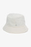 Hermès Cream Canvas Bucket Hat Size 57