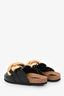 JW Anderson Black Leather Chain Mules Size 38