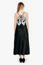 For Love & Lemons Black Lace Slip Midi Dress Size M