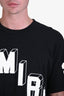 Amiri Black Cotton Flocked Hockey Skater T-Shirt Men's Size XS