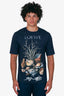 Loewe Navy Shell Print T-Shirt Size L Mens