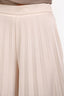 Blumarine Pink Silky Chevron Print Flowy Pants Estimated Size M