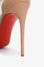 Christian Louboutin Beige Mesh Rosegold Crystal 'Follies' Size 42
