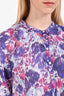 Isabel Marant Etoile Purple Long Sleeve Top Size 40