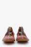 See by Chloe Dark Pink Leather Jane Ballet Flats Size 36