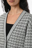 Fendi Black/White Allover FF Logo Cardigan Size 2