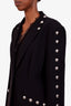 Cinq A Sept Black Studded Blazer Size 10