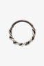 Gucci Silver-Tone Enamel Chain Ring