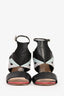 Fendi Black Leather "Monster" Heels Size 38