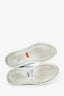 Hermès White Leather Kelly Buckle 'Daydream' High Top Sneakers