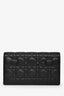 Christian Dior Black Grained Leather Cannage Caro Belt Pouch