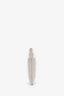 Saint Laurent Cream Grain de Poudre Matelasse Chevron Leather Card Holder