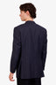 Lanvin Navy Single Breasted Blazer Size 50 Mens