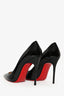 Christian Louboutin Black Patent Leather Kate 100 Heels Size 36.5