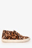 Pierre Hardy Leopard Ponyhair Sneakers Size 39