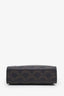 Celine Brown Leather Canvas Mini Triomphe Vertical Cabas Tote with Strap