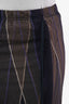 The Row Brown/Purple Tulle Panelled Midi Skirt Size 36