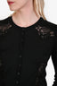 Dolce & Gabbana Black Silk Lace Cardigan Size 40