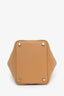 Hermès 2023 Sesame Clemence Leather 'Picotin Lock 18' Top Handle Bag