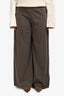 Labo.Art Green Cotton Wide-Leg Pants Estimated Size M