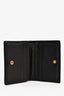 Gucci Black Leather 'Blind For Love' Bee Bi-Fold Card Holder
