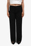 Blumarine Black Trouser Pants Size 46 IT